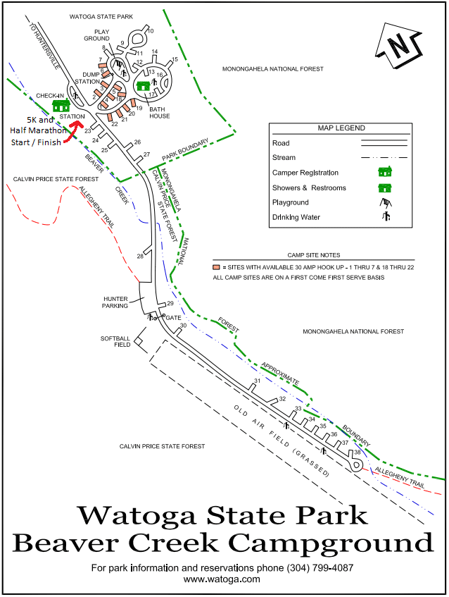 Camp Creek State Park Campground Map Trip Report Deep Creek Lake State