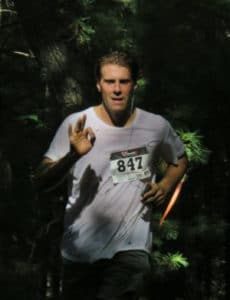 Jerry Ittenbachs photo of Dan Hale running Mountain Challenge