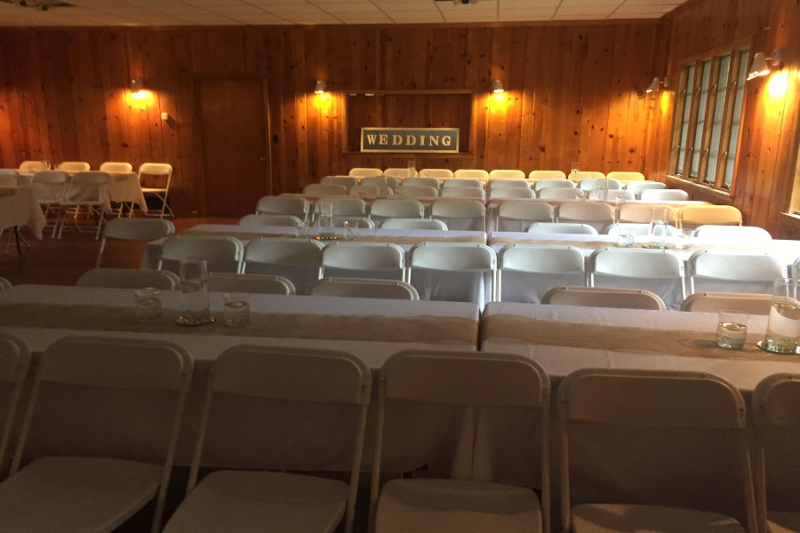 This photo shows some of the improvements that is making news at Watoga State Park. New lighting and new floors highlight those changes. Photo by Watoga State Park