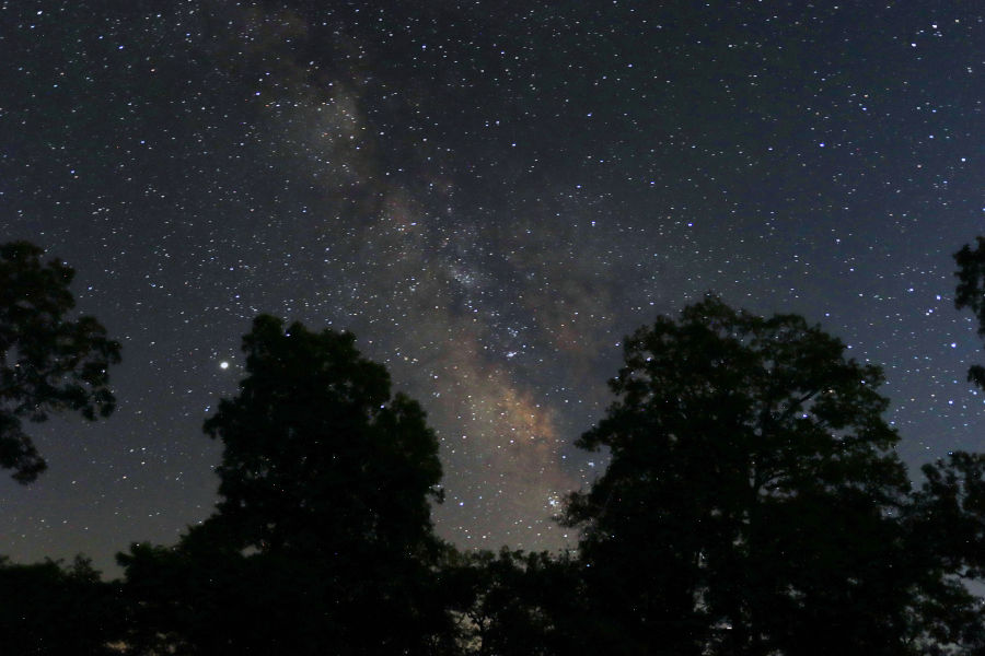 The dark skies at Watoga never cease to amaze. Angela Hill.