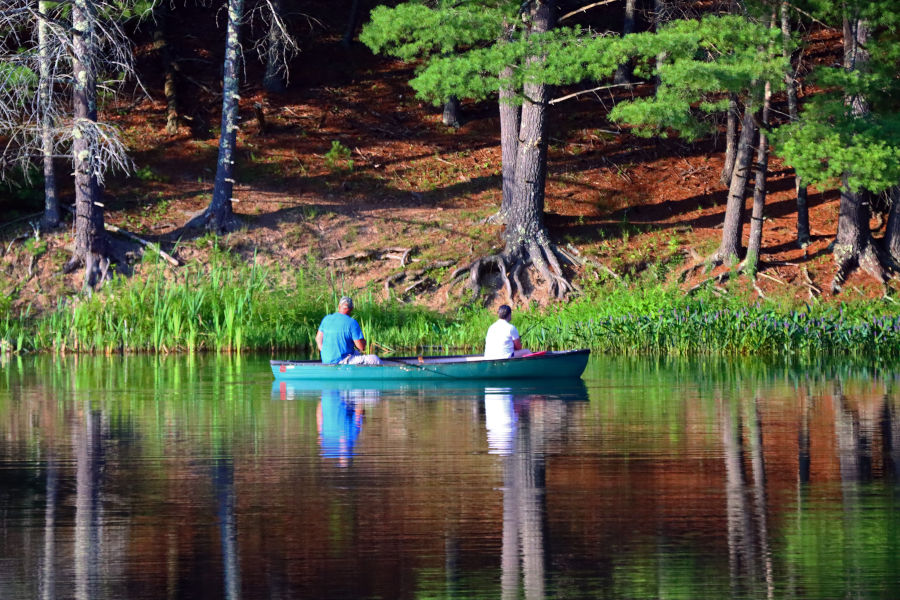 Fishing in the summer on the lake is just a given. ©Angela Hill